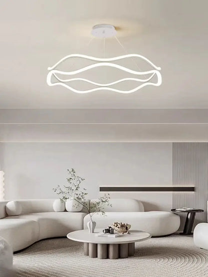 ORBIT Round LED Ring Pendant Light – Luxury Chandelier for Living Room, Bedroom & Dining Room