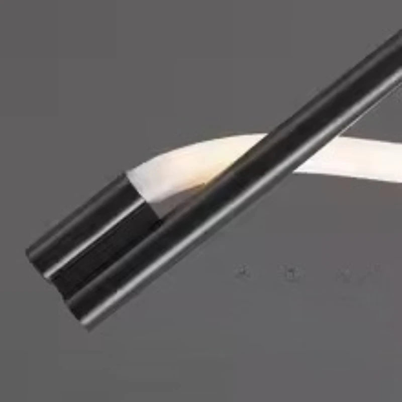 LED Spiral Wall Lamp – Modern Black & Gold Sconce | Bedroom, Living Room, Hallway