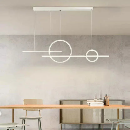 Modern LED Chandelier - Minimalist Pendant Light for Restaurant, Living Room & Bar