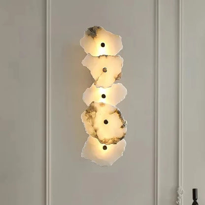 Marble & Copper LED Wall Sconce