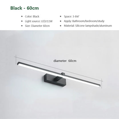 Moderne LED-wandlamp Badkamer make-up licht Lijnlamp voor Badspiegel