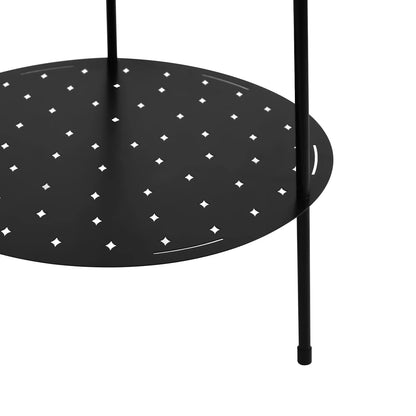 Modern Floor Lamp with 3-Tier Shelf - E27 Standing Light with Storage