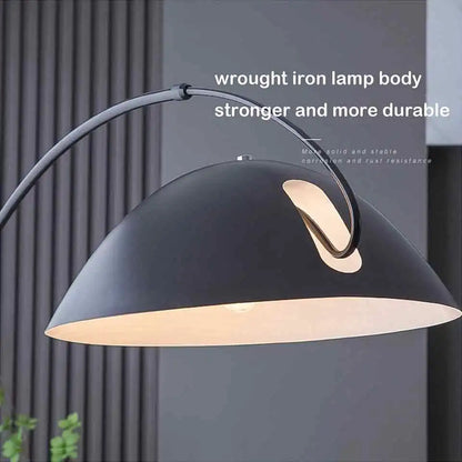 Moderne Scandinavische LED-vloerlamp - driekleurig vishengel ontwerp