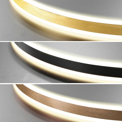 Modern LED Ring Chandelier - Multi-Tier Pendant Light