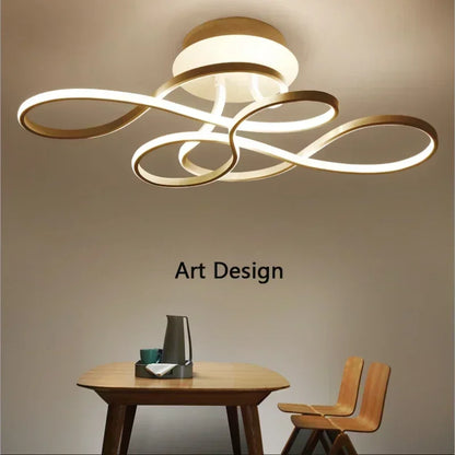 Modern LED Ceiling Chandelier - Stepless Dimming