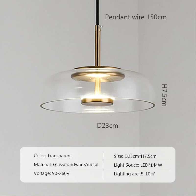 Noords Restaurant Enkele Hanglamp Eenvoudige Moderne Eetkamer Gepersonaliseerde Bedlamp Glazen Verlichting Creatieve Bar Bureaulamp