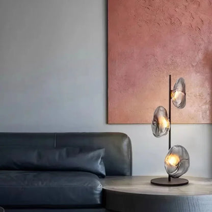 Nordic Glass LED Floor Lamp - Modern Designer Standing Light for Living Room & Bedroom