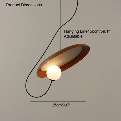 Moderne LED Hanglamp met Magneetbevestiging – Ø25 of Ø35 cm | Wit, Zwart of Rood