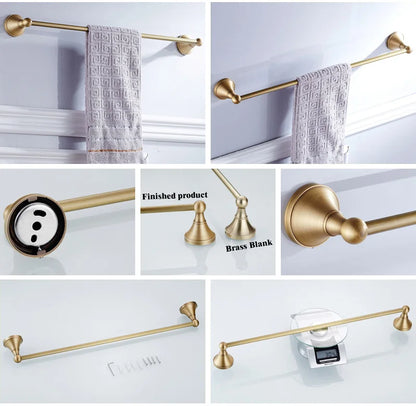 Modern Brass Bathroom Accessories Set – Elegant & Durable