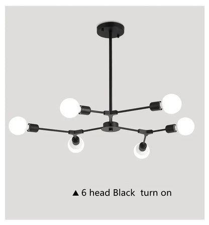 Sputnik Chandelier - Modern Art Deco Molecular Ceiling