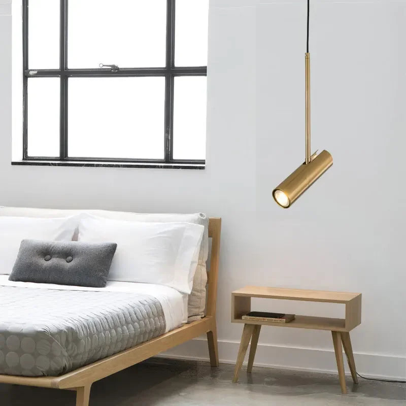 Adjustable Spotlight Pendant - Modern Minimalist LED Hanging Lamp