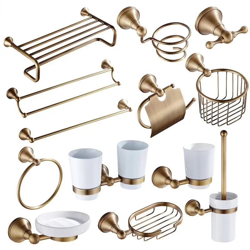 Modern Brass Bathroom Accessories Set – Elegant & Durable