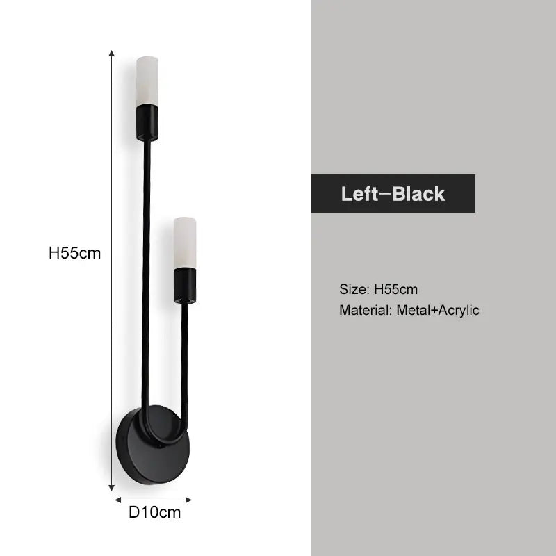 Nordic G9 Wall Sconce – Gold or Black, Left or Right