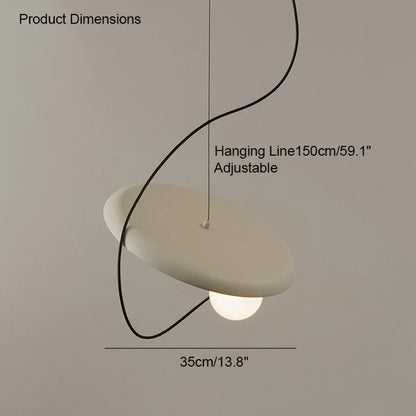 Moderne LED Hanglamp met Magneetbevestiging – Ø25 of Ø35 cm | Wit, Zwart of Rood