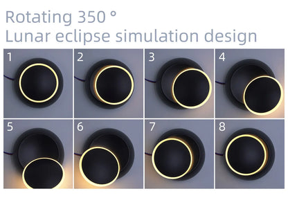 LED Wandlamp 350° Draaibaar – Moderne Wandverlichting voor Binnen