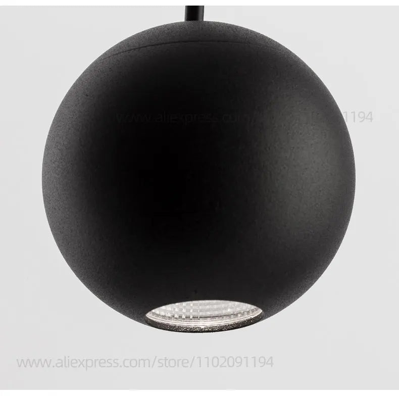 Modern LED Circular Pendant Chandelier - Multi-Light Stairwell Fixture