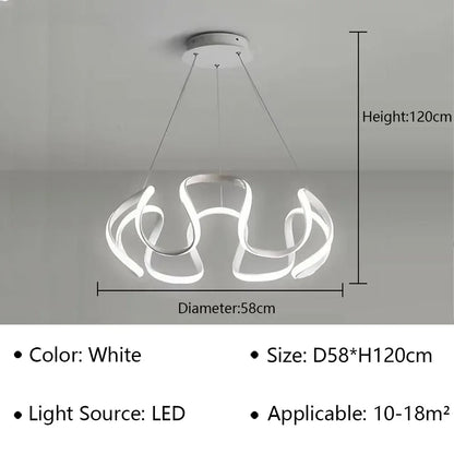 Octo - Moderne LED Hanglamp | Dimbaar voor Eetkamer & Woonkamer
