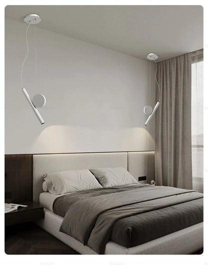 Moderne LED Hanglamp met Verstelbaar Snoer – Zwart Aluminium