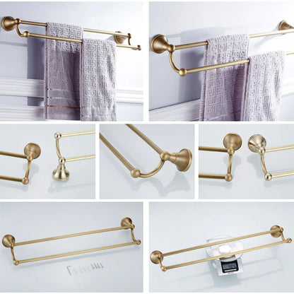 Modern Brass Bathroom Accessories Set – Elegant & Durable
