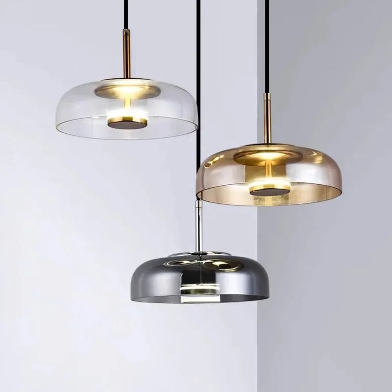 Noords Restaurant Enkele Hanglamp Eenvoudige Moderne Eetkamer Gepersonaliseerde Bedlamp Glazen Verlichting Creatieve Bar Bureaulamp