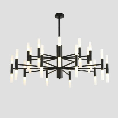 Moderne Nordic Design LED Hanglamp - G4 Kroonluchter Zwart/Goud