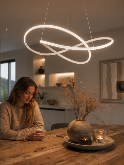 Modern Scandinavian Pendant Light – Clover Design