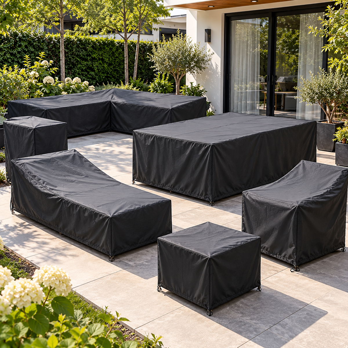 Custom-made garden furniture cover - L-Shape (CALCULATOR)