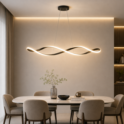 Curled Modern LED Pendant Light new