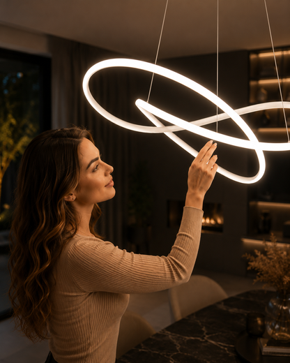 Modern Scandinavian Pendant Light – Clover Design