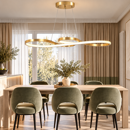 Modern LED Pendant Lamp Rings
