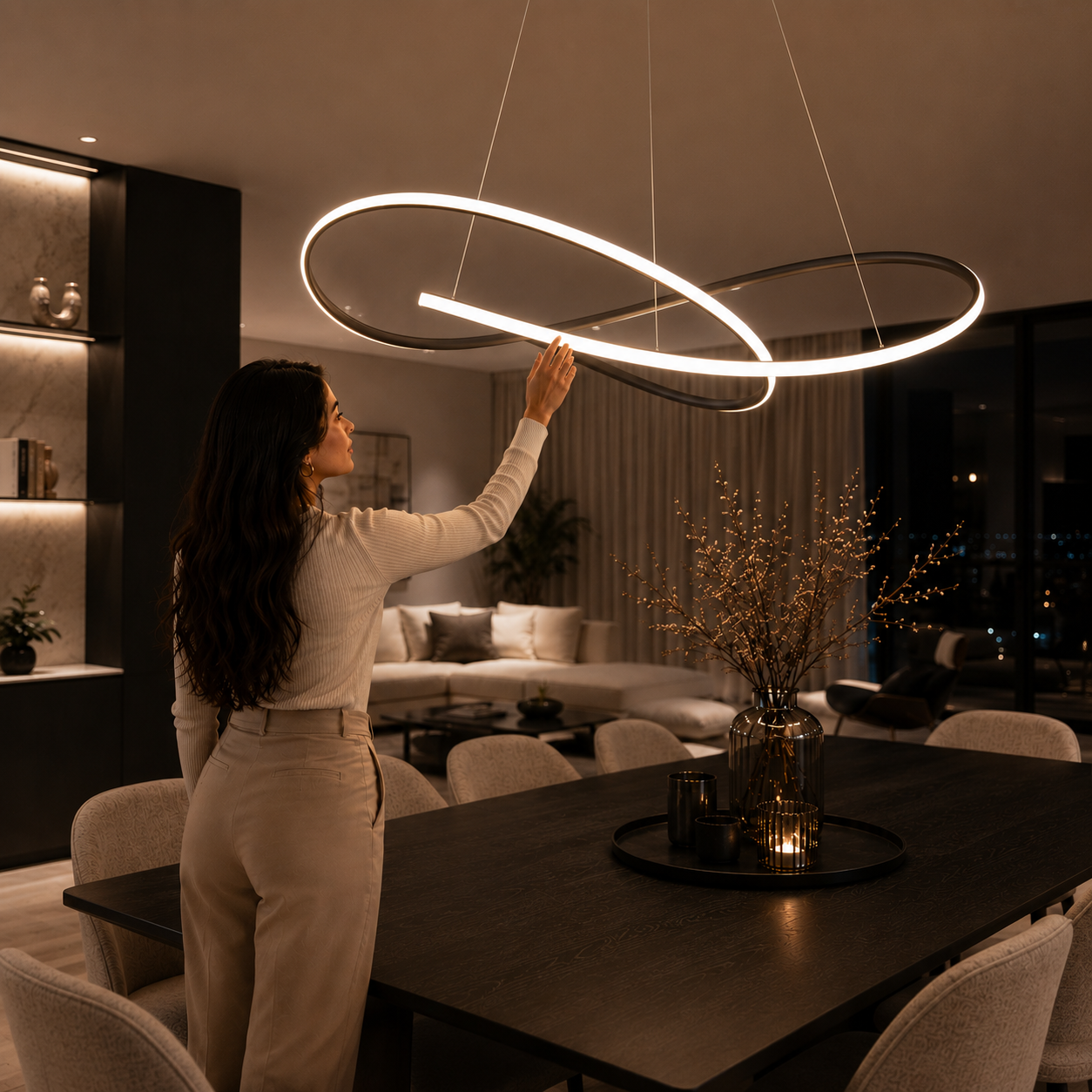 Modern Scandinavian Pendant Light – Clover Design