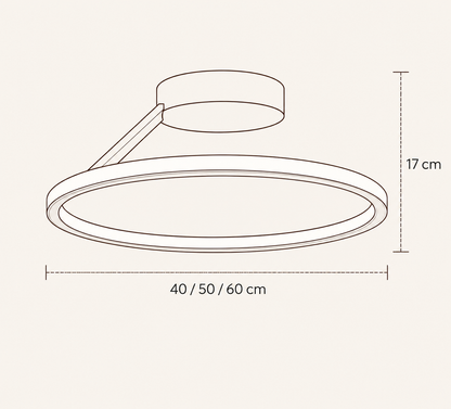 SAFORA Moderne LED plafondlamp Ring