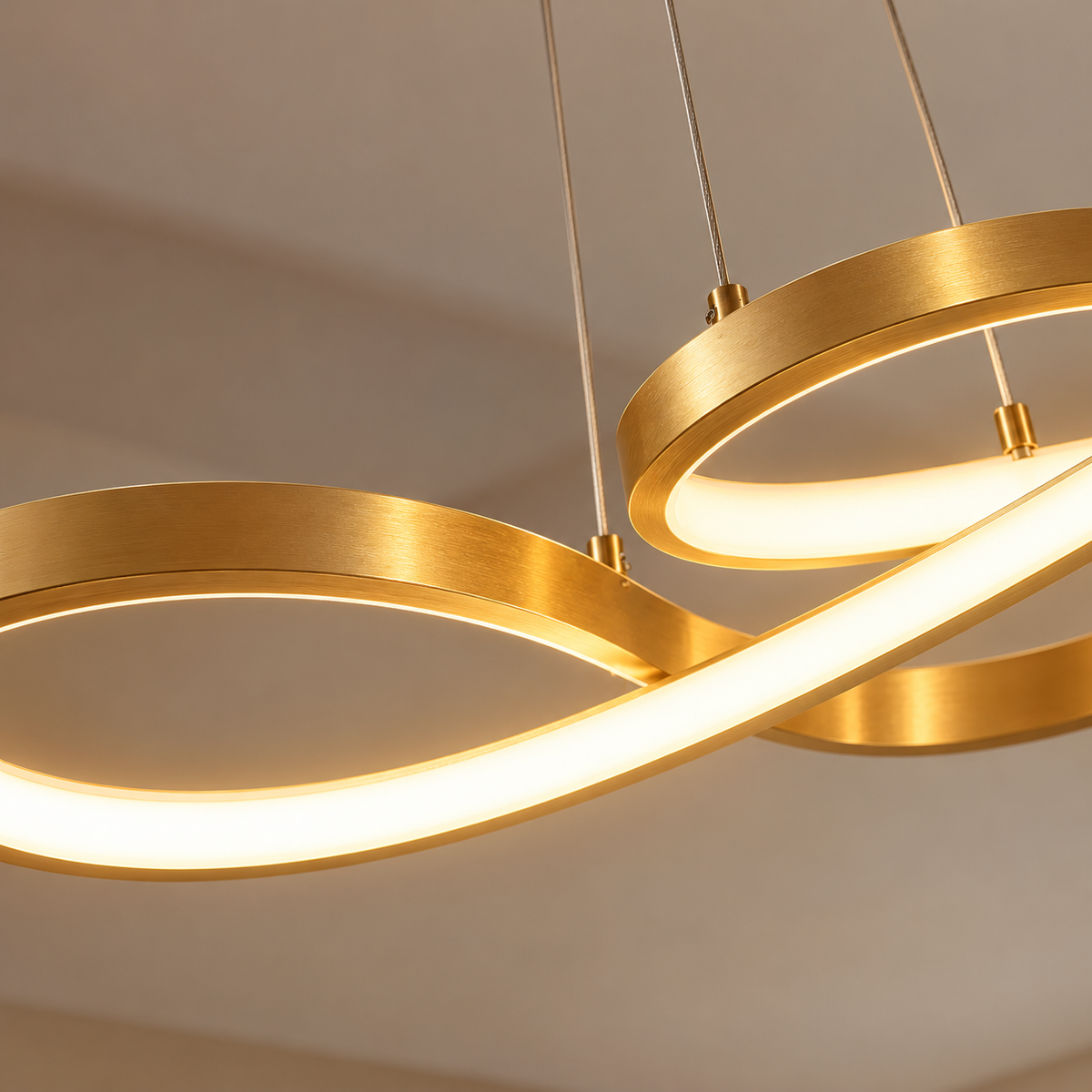 Modern LED Pendant Lamp Rings