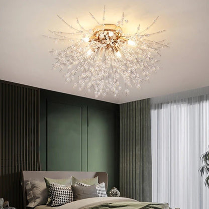Dandelion Crystal Ceiling Light - Act Design Shop