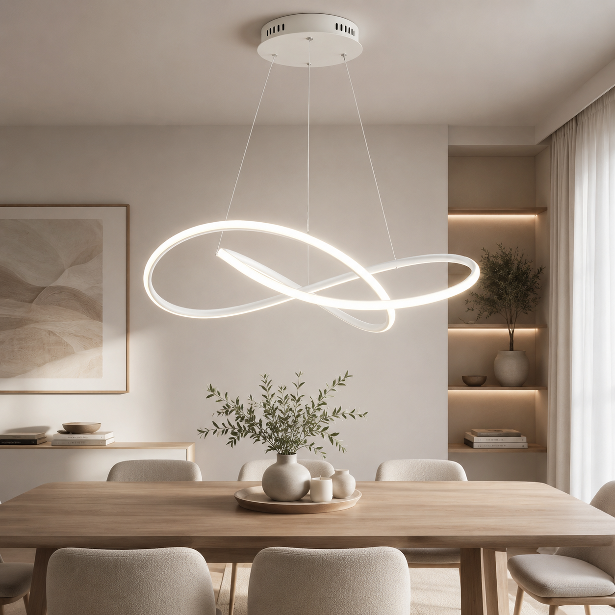 Modern Scandinavian Pendant Light – Clover Design