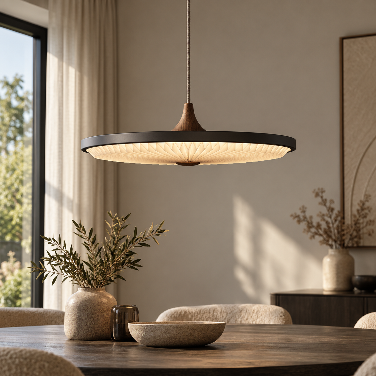 Scandinavian Adjustable Pendant Light