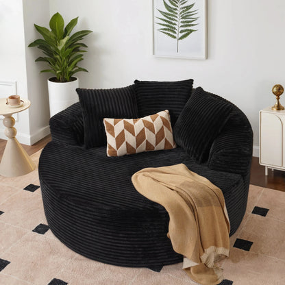 Zweisitzer-Sofa aus weichem Cord