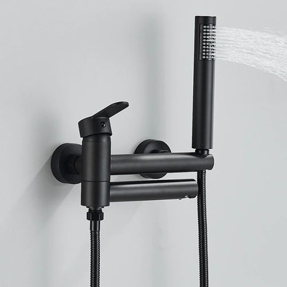 Moderne Badmengkraan met Handdouche - Messing