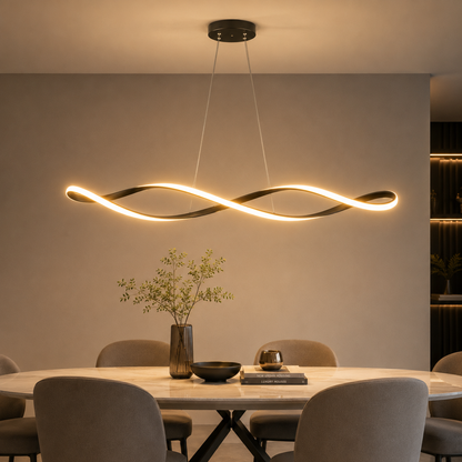 Curled Modern LED Pendant Light new