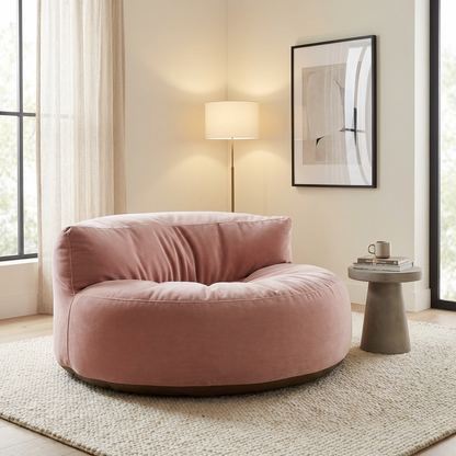 Beanbag Round Thick Velvet