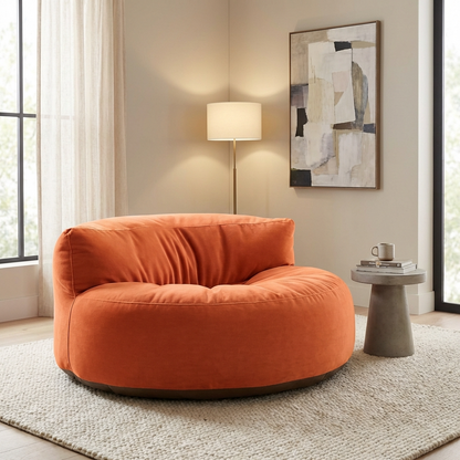 Beanbag Round Thick Velvet