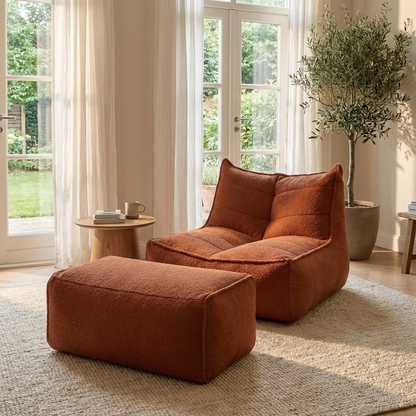 Wagrex  - Fauteuil Beanbag Modern Fabric