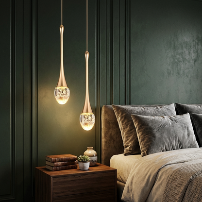 Modern Bubble Crystal Pendant Light — 1, 2 or 3 Head