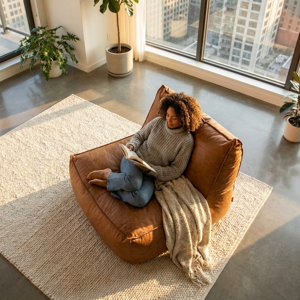 Wagrex - Fauteuil Beanbag Urban-Suede