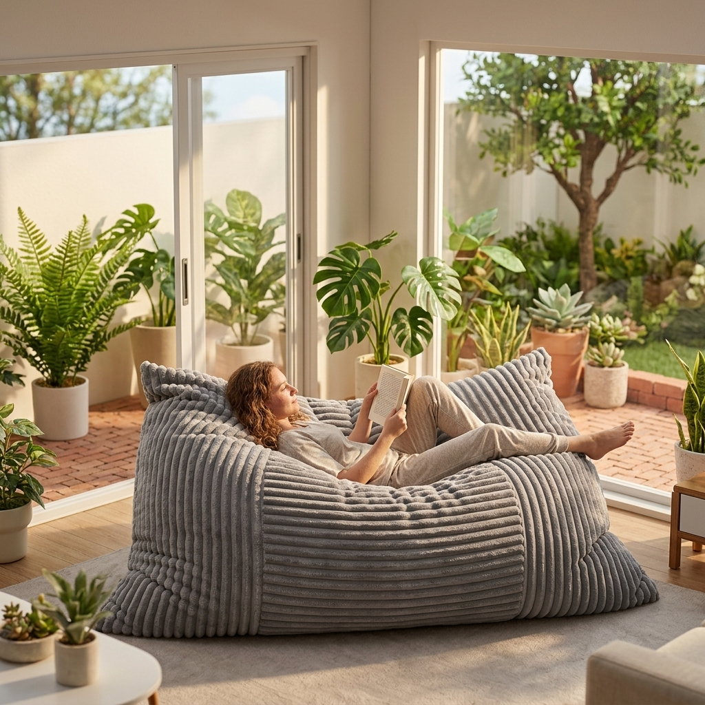 WAGREX Beanbag – Thick Soft Faux Fur