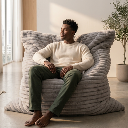 WAGREX Beanbag – Thick Soft Faux Fur