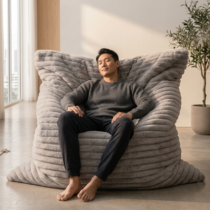 WAGREX Beanbag – Thick Soft Faux Fur