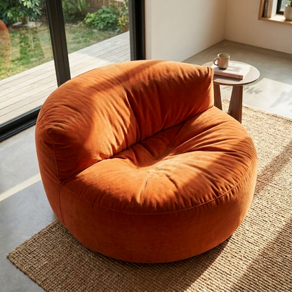 Beanbag Round Thick Velvet