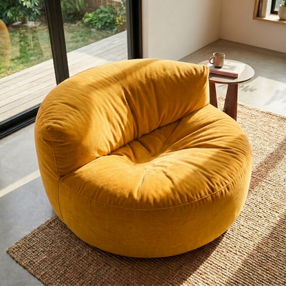 Beanbag Round Thick Velvet