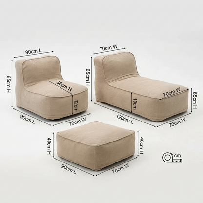 Wagrex - Outdoor beanbag Lounge set